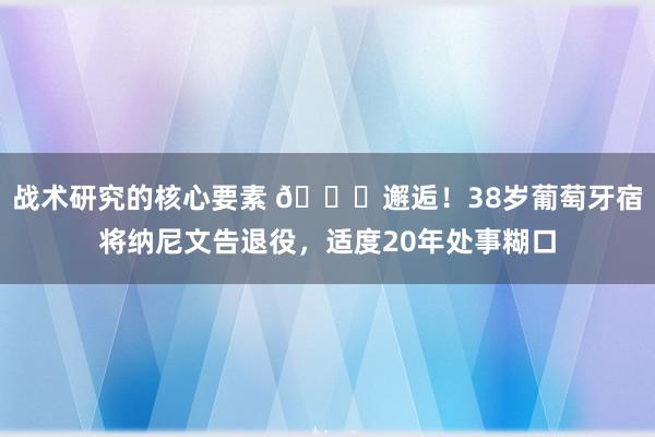 战术研究的核心要素 👋邂逅！38岁葡萄牙宿将纳尼文告退役，适度20年处事糊口